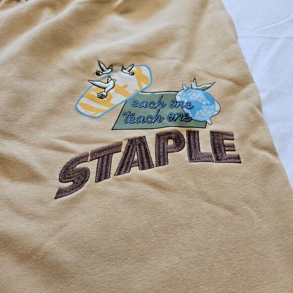 Staple Almond Beige Joggers Sweatpants Size 3XL - Picture 3 of 11